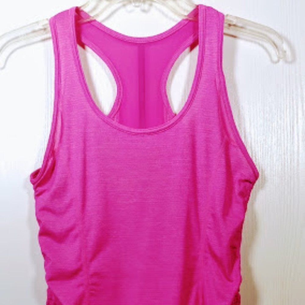 MPG Hot Pink racer back athletic tank Small - Picture 3 of 17